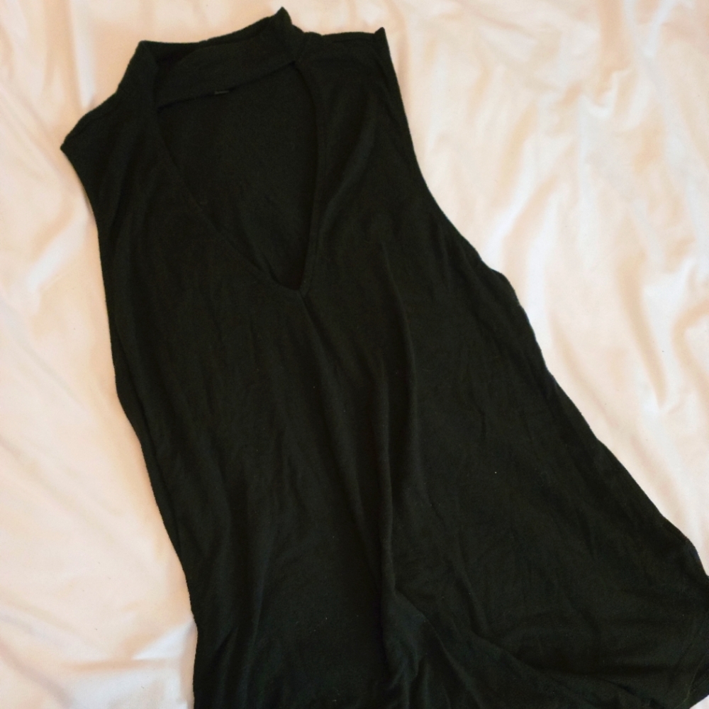 Express High Neck Cut Out Top